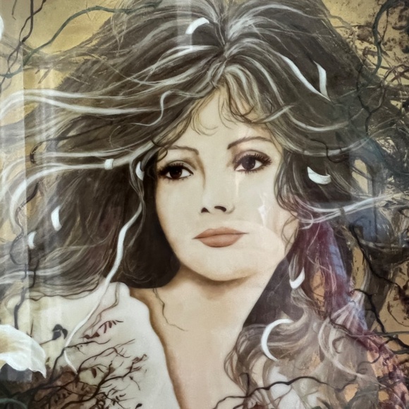 Vintage Framed Romantic Portrait Series Plate 'Lilie' - Picture 2 of 11